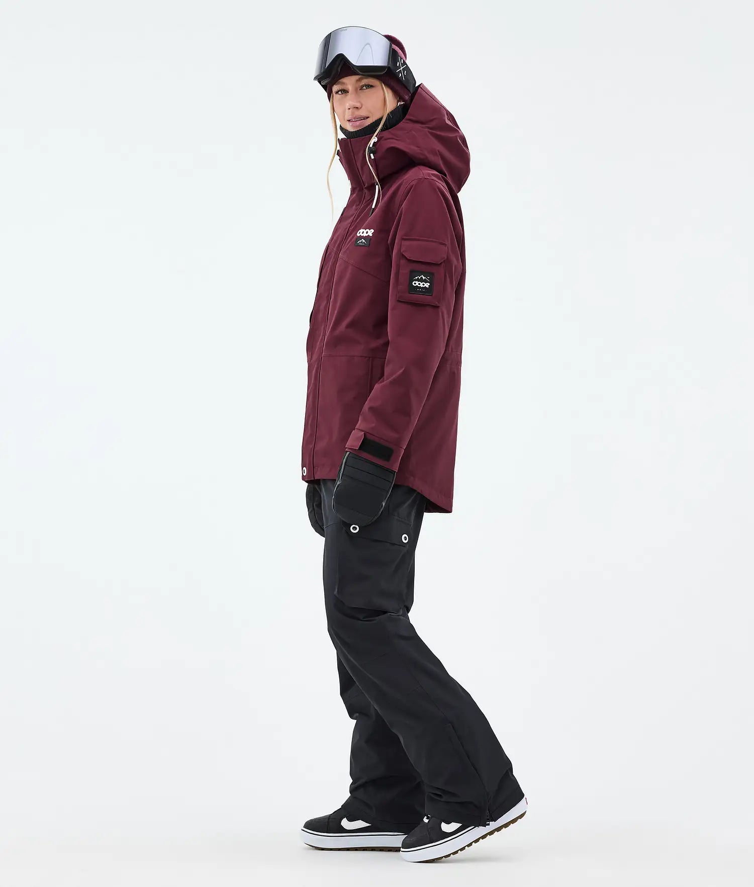 Adept Alpine W Snowboard Jacket Women Burgundy