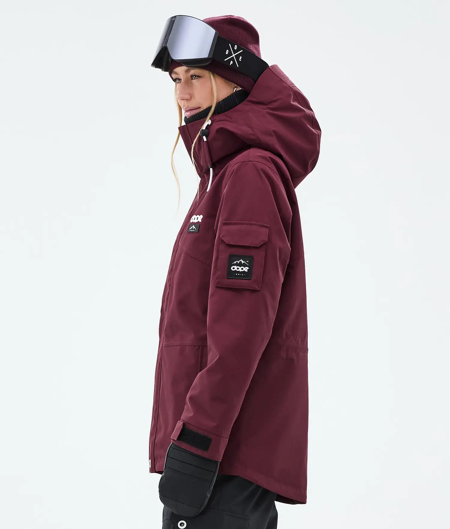 Adept Alpine W Snowboard Jacket Women Burgundy