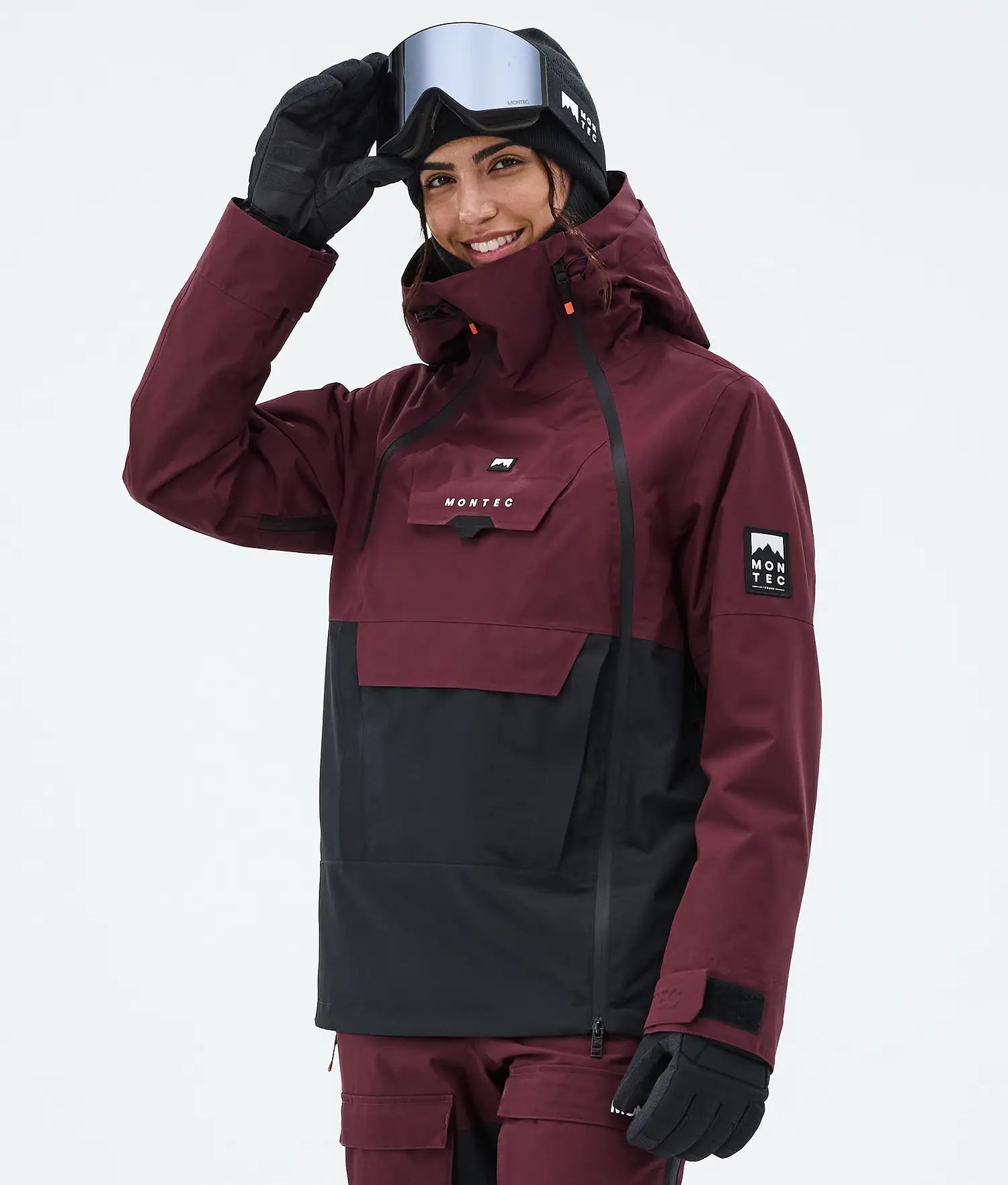 Fury W Ski Jacket Women Burgundy/Black