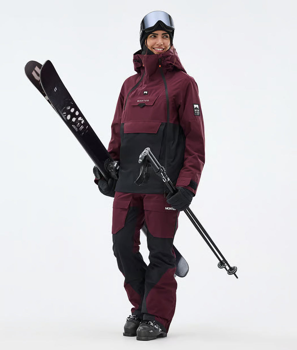Fury W Ski Jacket Women Burgundy/Black