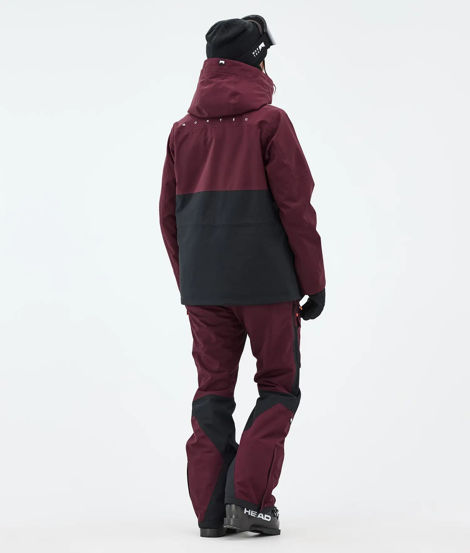 Fury W Ski Jacket Women Burgundy/Black