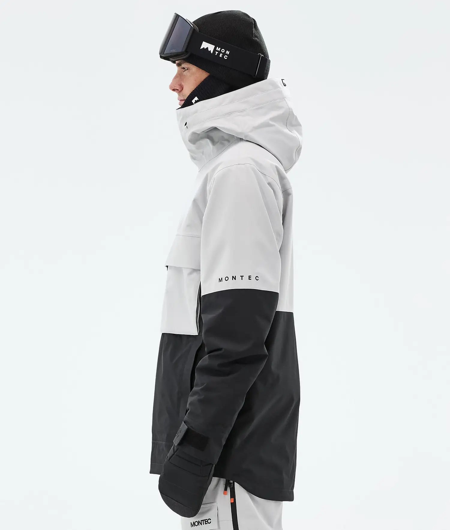 Drift Ski Jacket Men Light Grey/Black