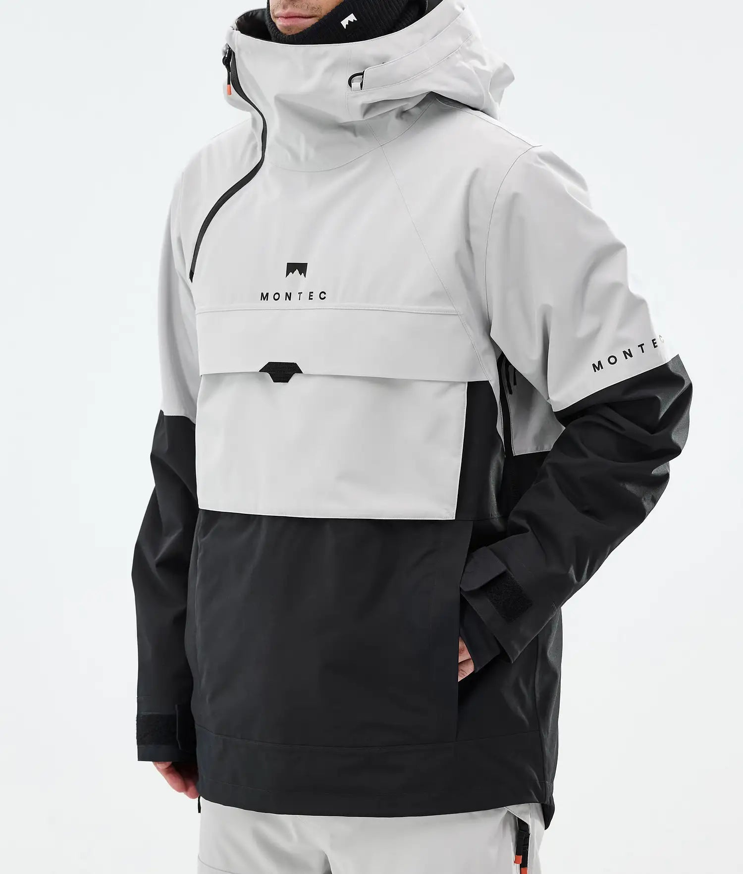 Drift Ski Jacket Men Light Grey/Black
