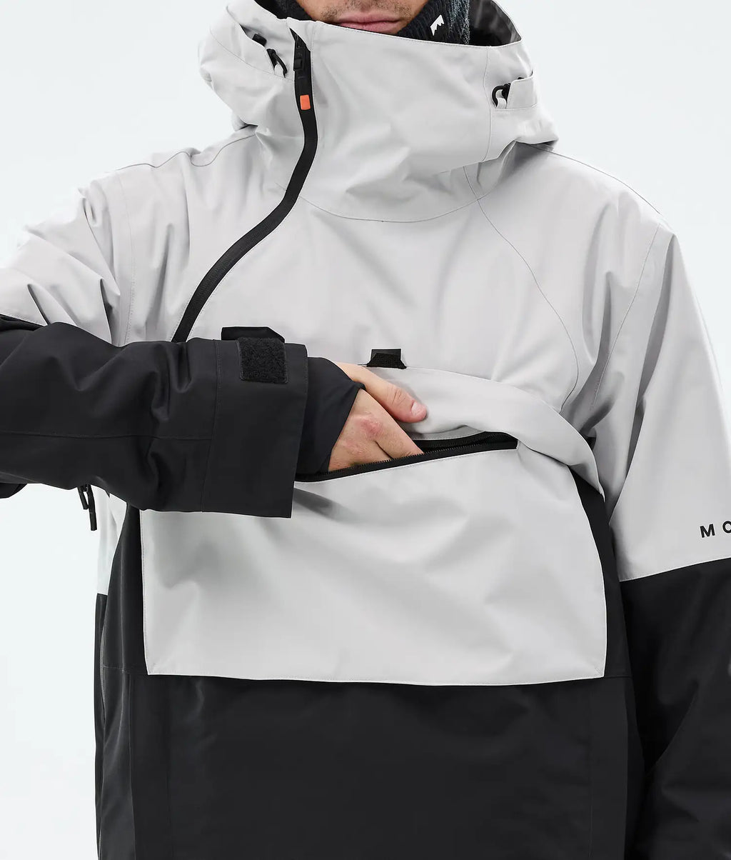 Drift Ski Jacket Men Light Grey/Black