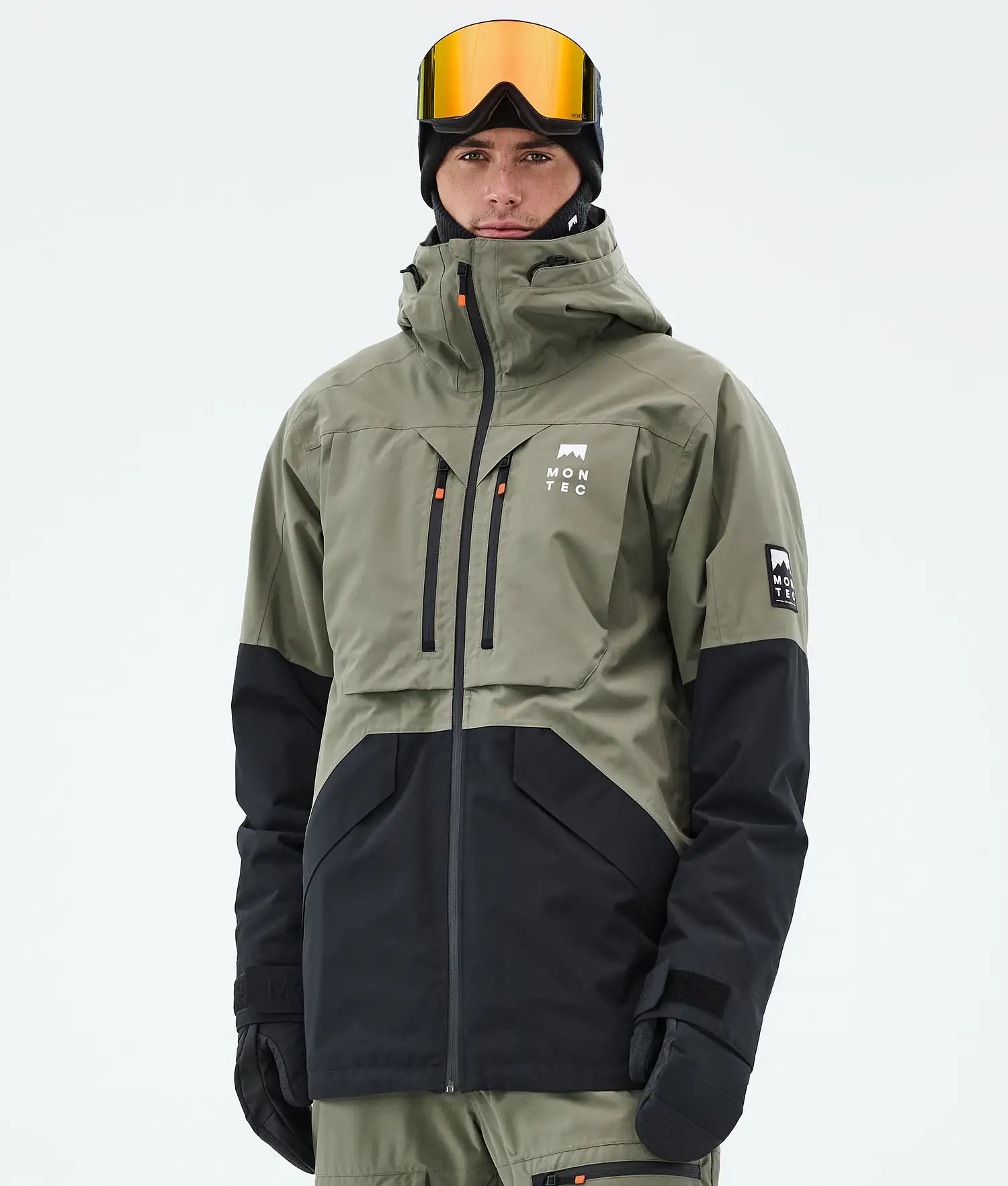 Bow Ski Jacket Men Greenish/Black