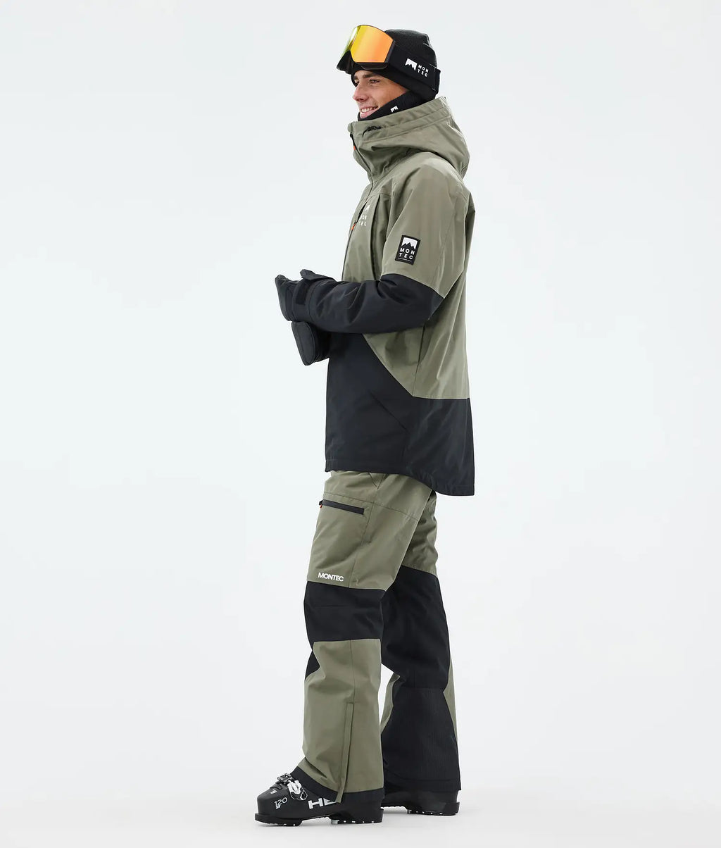 Bow Ski Jacket Men Greenish/Black