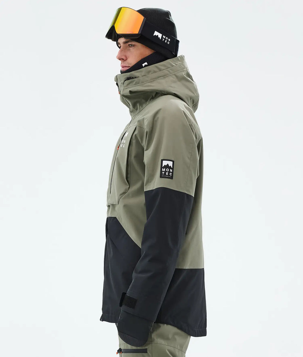 Bow Ski Jacket Men Greenish/Black