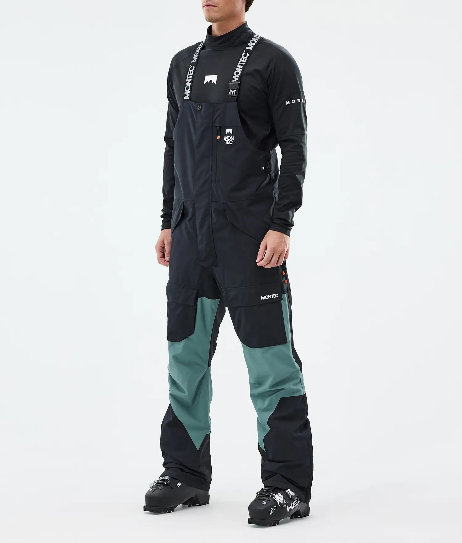 Hawk Ski Pants Men Black/Atlantic