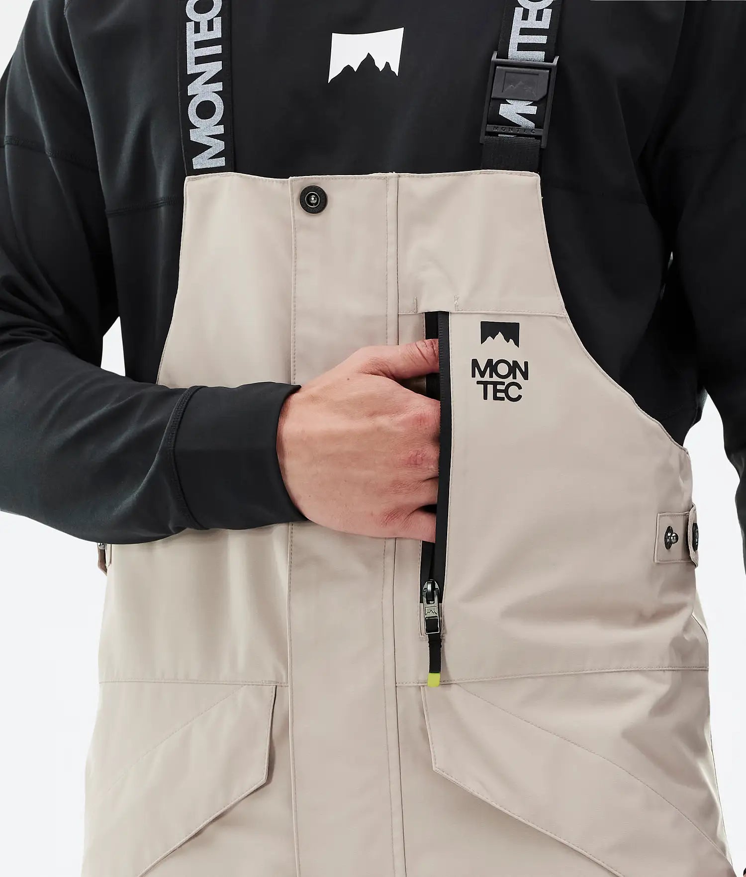 Hawk Ski Pants Men Sand/Black/Metal Blue