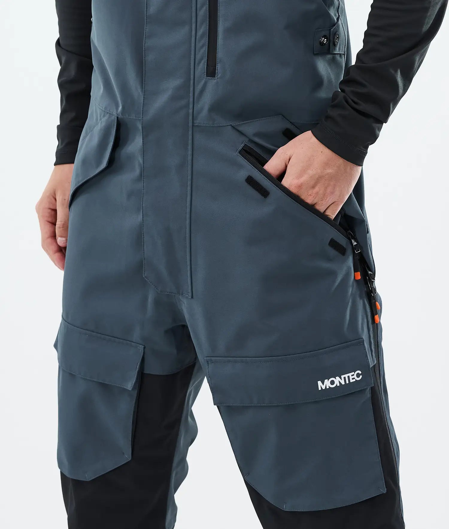 Hawk Ski Pants Men Metal Blue/Black