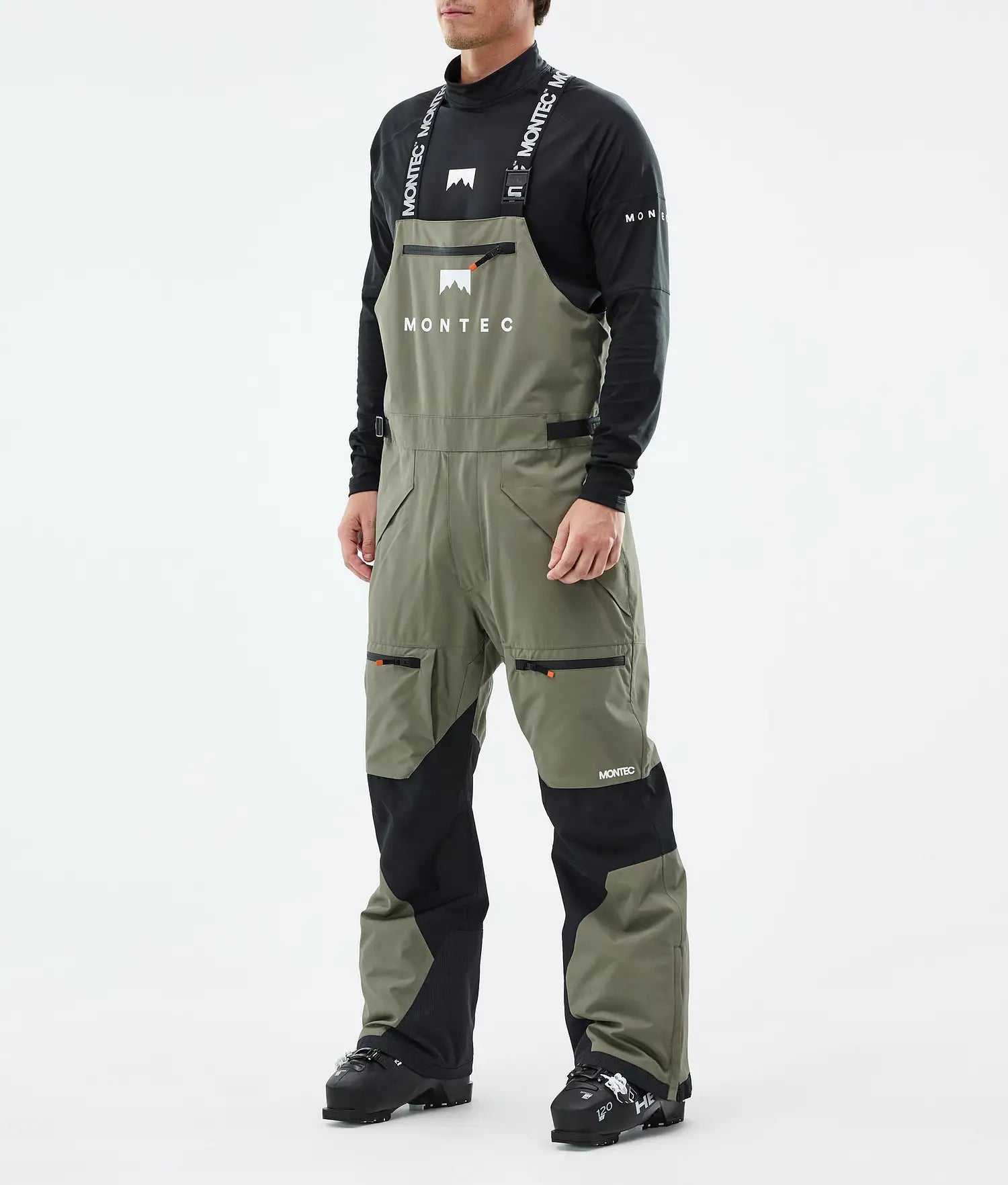 Bow Ski Pants Men Greenish/Black