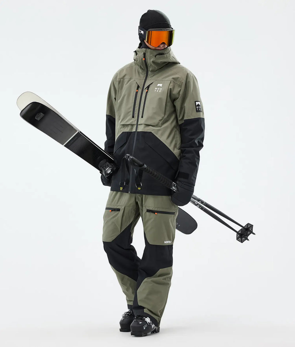 Bow Ski Pants Men Greenish/Black