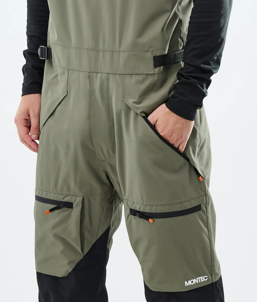 Bow Ski Pants Men Greenish/Black