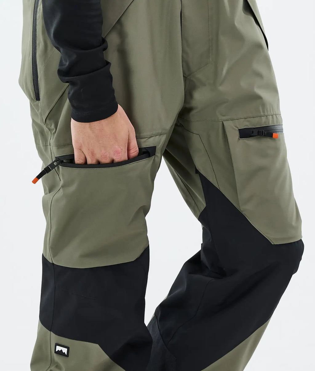 Bow Ski Pants Men Greenish/Black