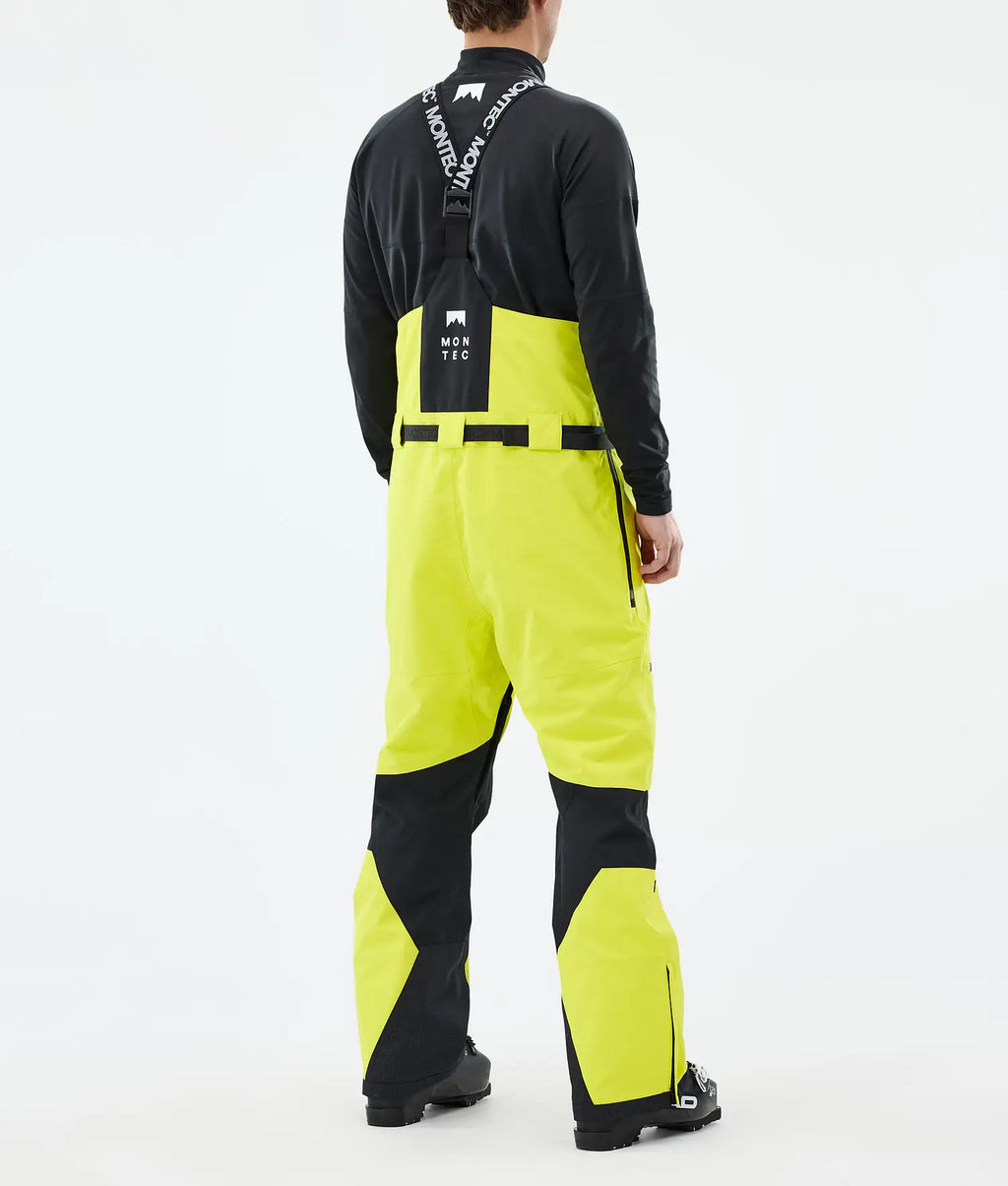 Bow Ski Pants Men Bright Yellow/Black