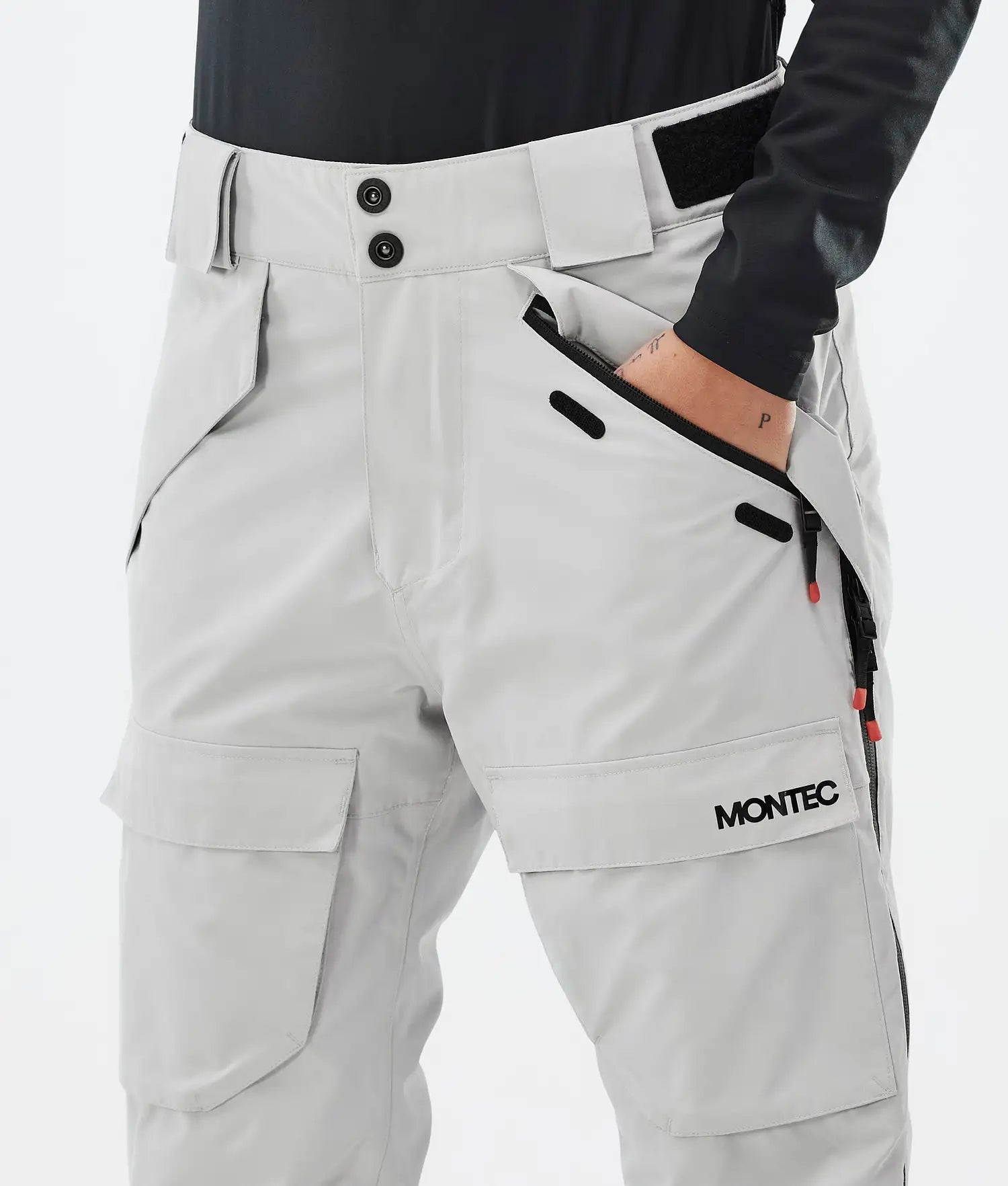 Ascend W Ski Pants Women Light Grey