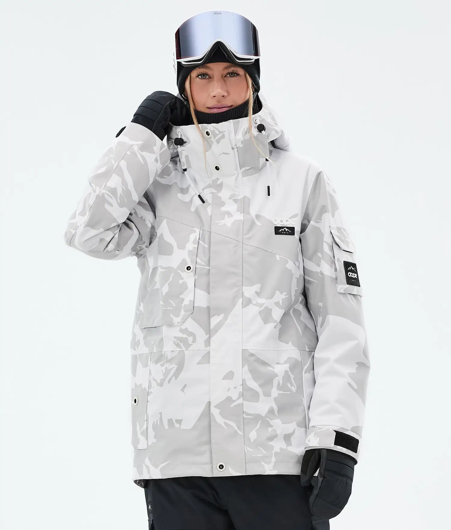 Adept Alpine W Snowboard Jacket Women Grey Camo