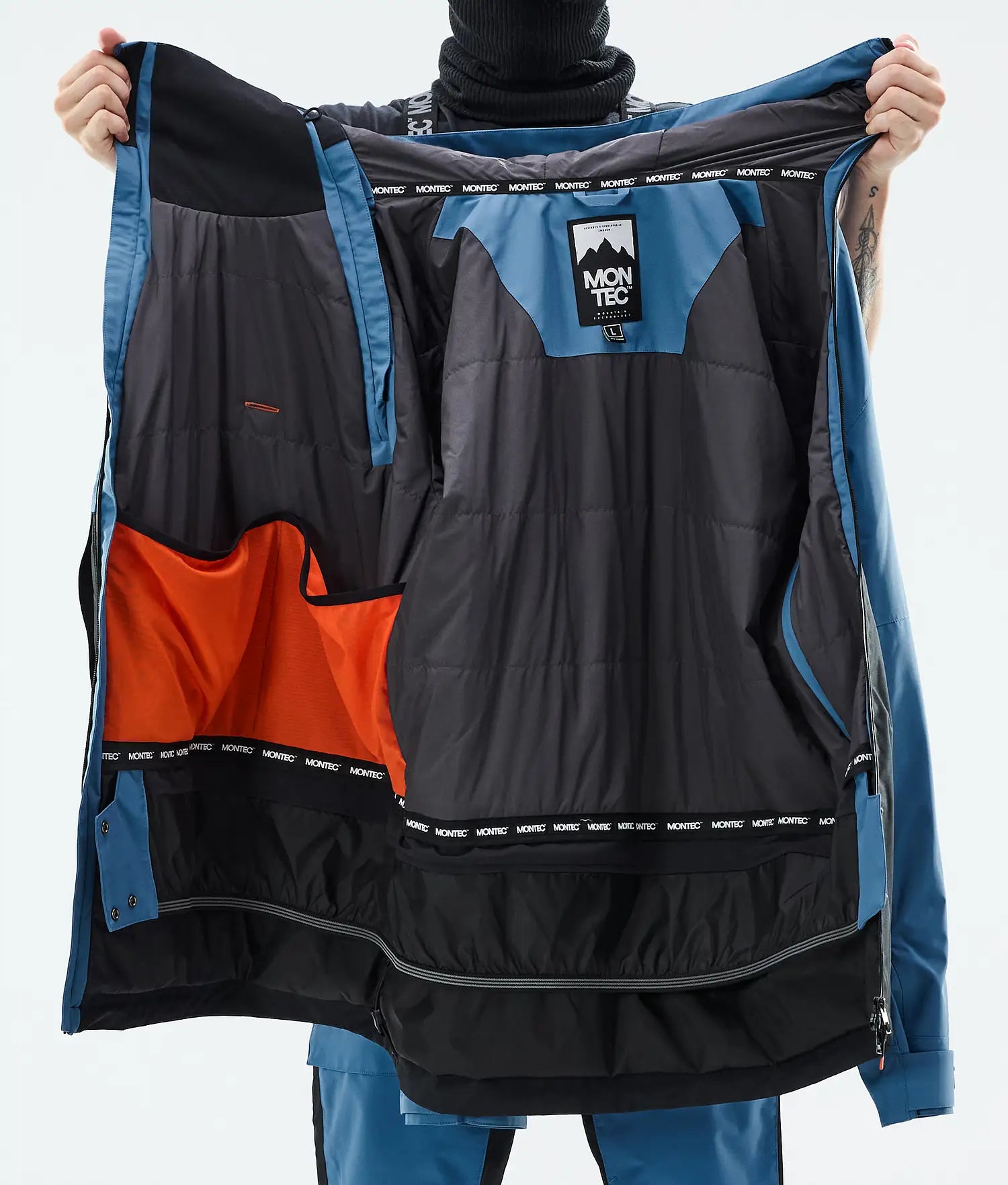 Fury Ski Jacket Men Blue Steel/Black