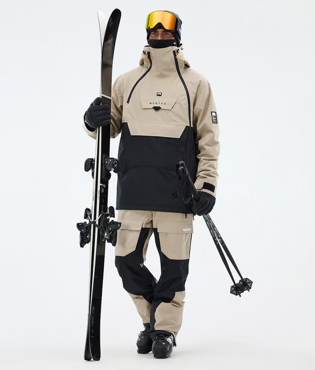 Fury Ski Jacket Men Sand/Black