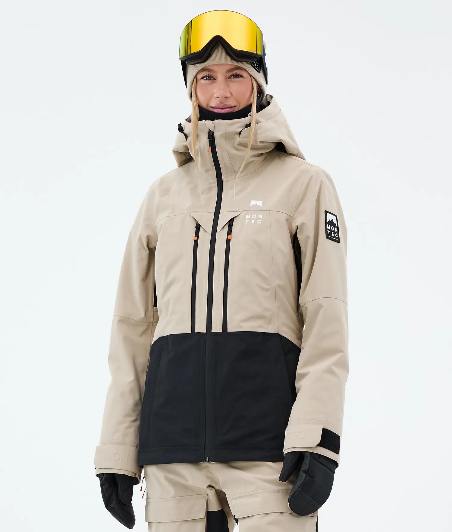 Lichen W Ski Jacket Women Sand/Black