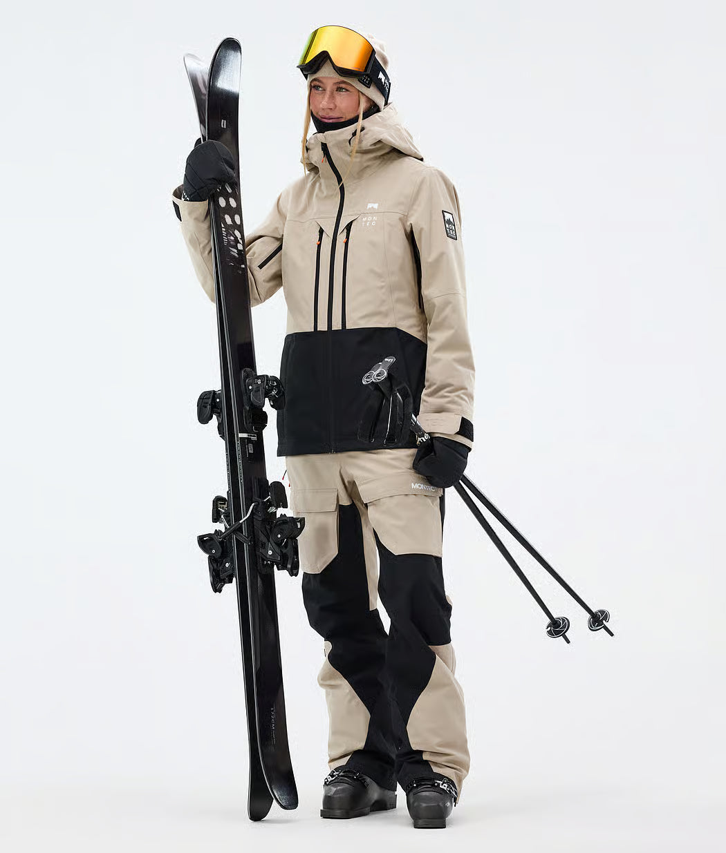 Lichen W Ski Jacket Women Sand/Black