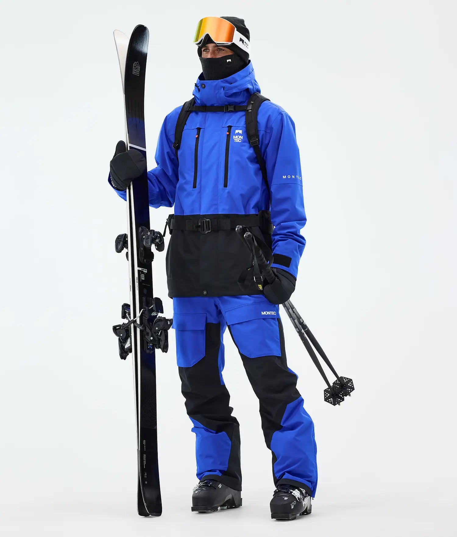 Hawk Ski Pants Men Cobalt Blue/Black