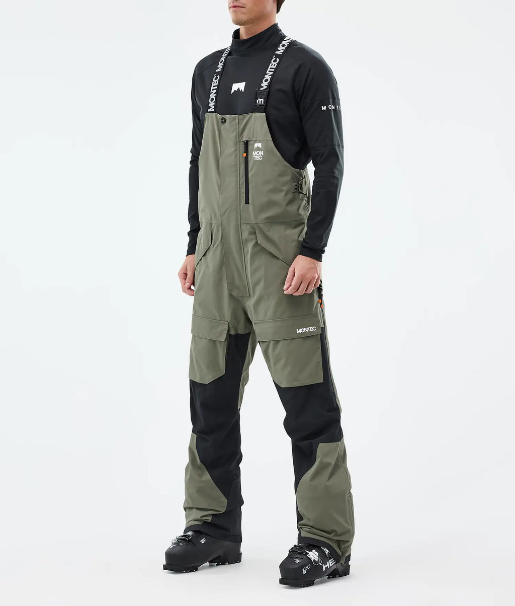 Hawk Ski Pants Men Greenish/Black
