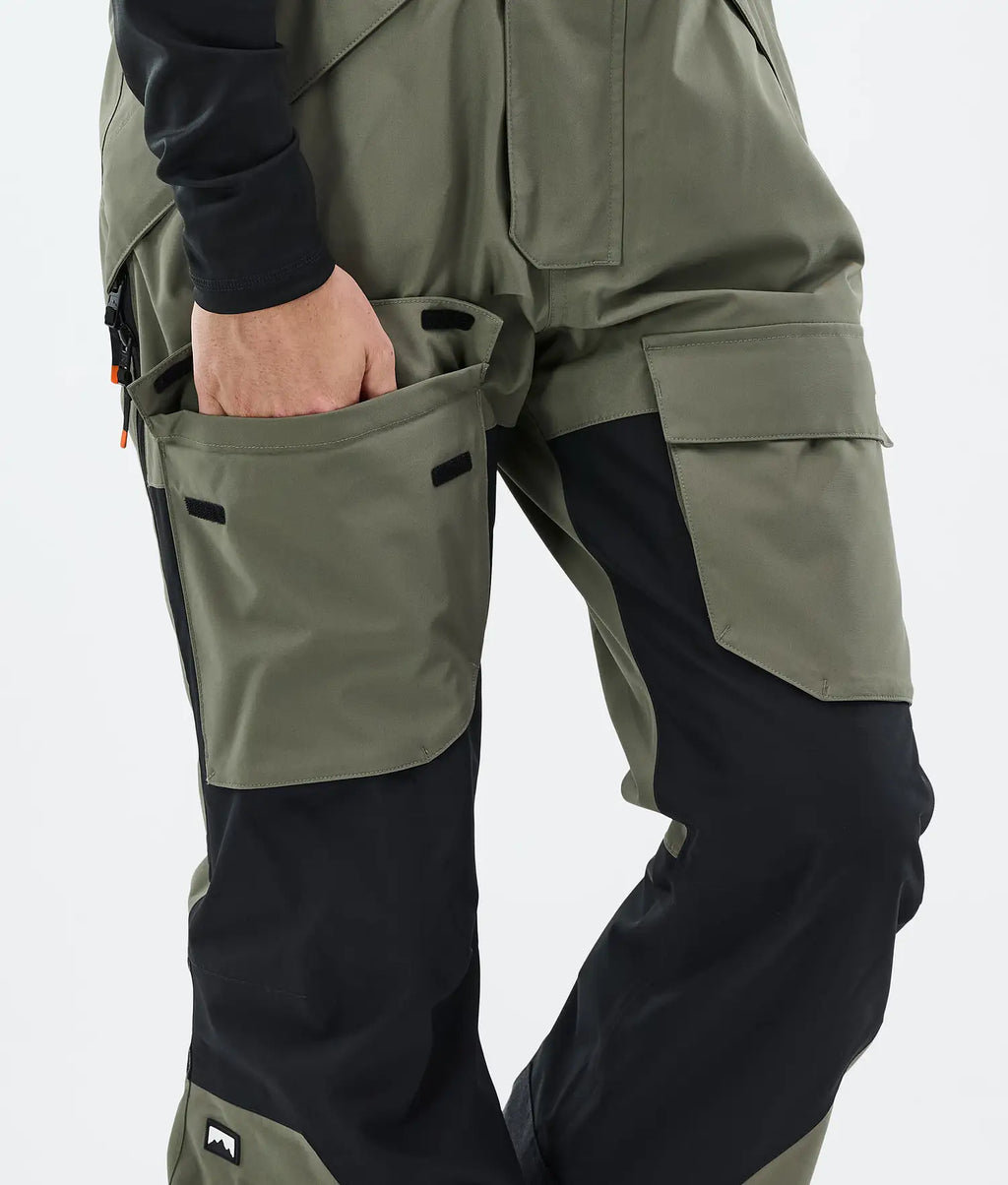 Hawk Ski Pants Men Greenish/Black