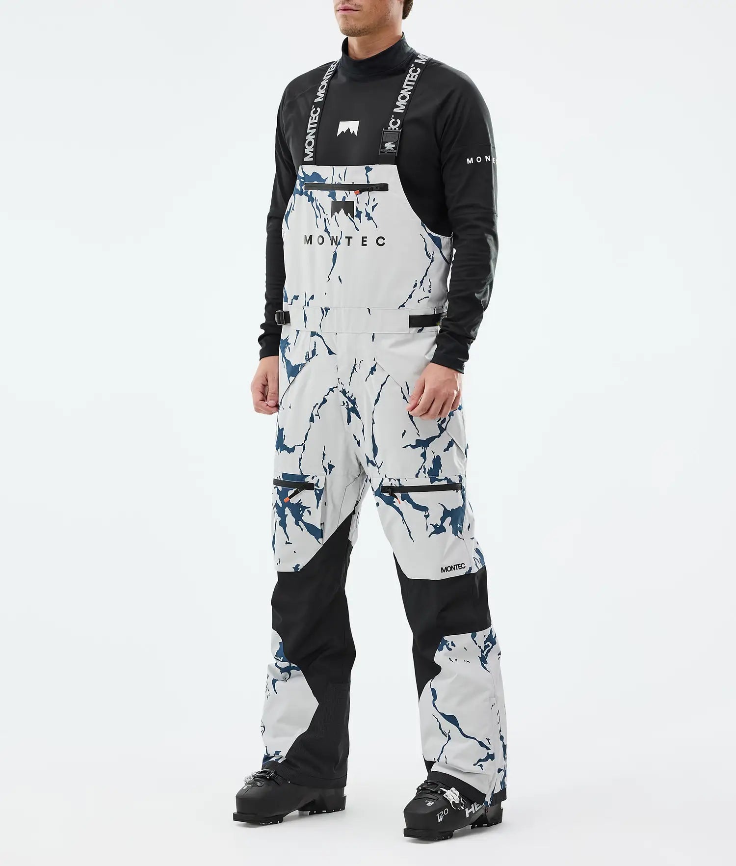Bow Ski Pants Men Ice/Black