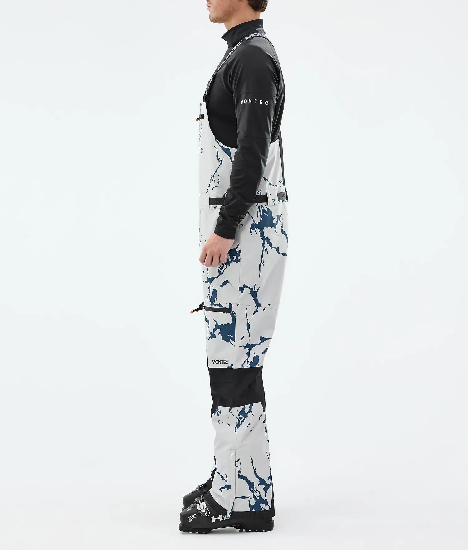 Bow Ski Pants Men Ice/Black