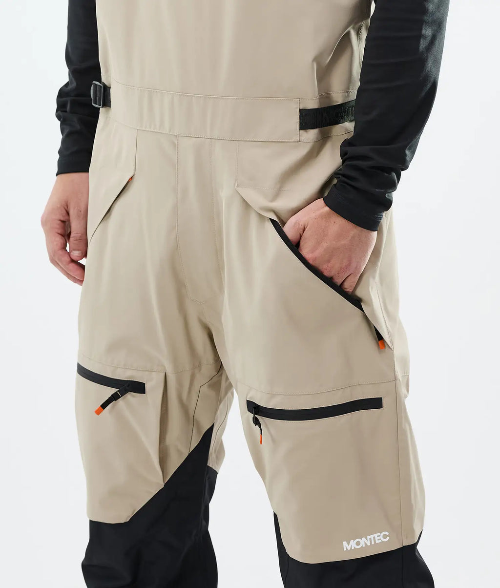 Bow Ski Pants Men Sand/Black