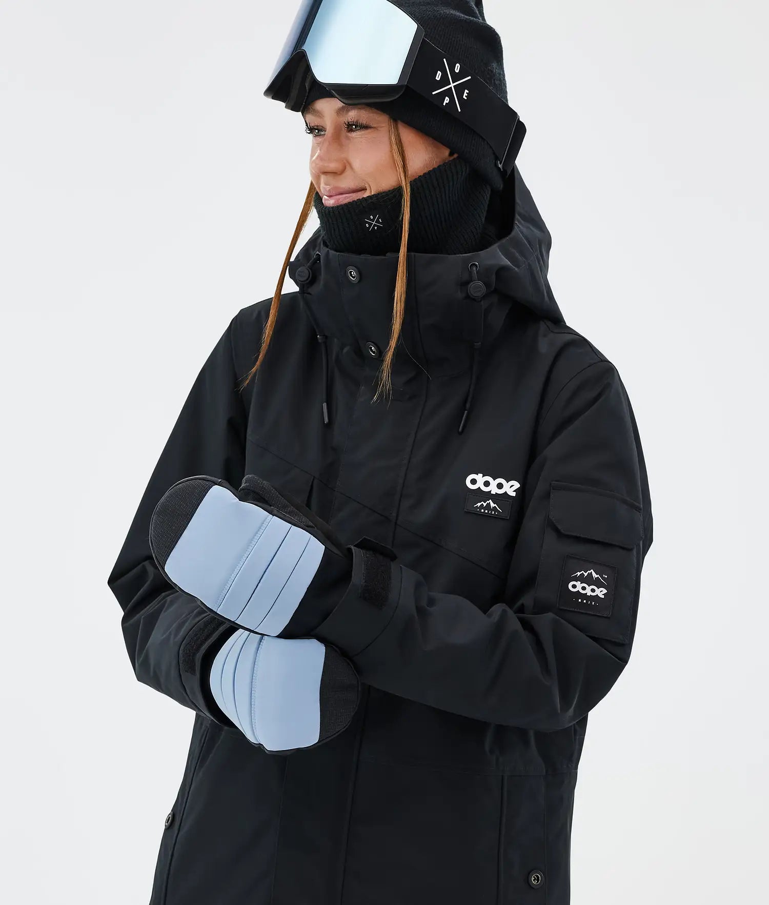 Ace 24 Snow Mittens Light Blue