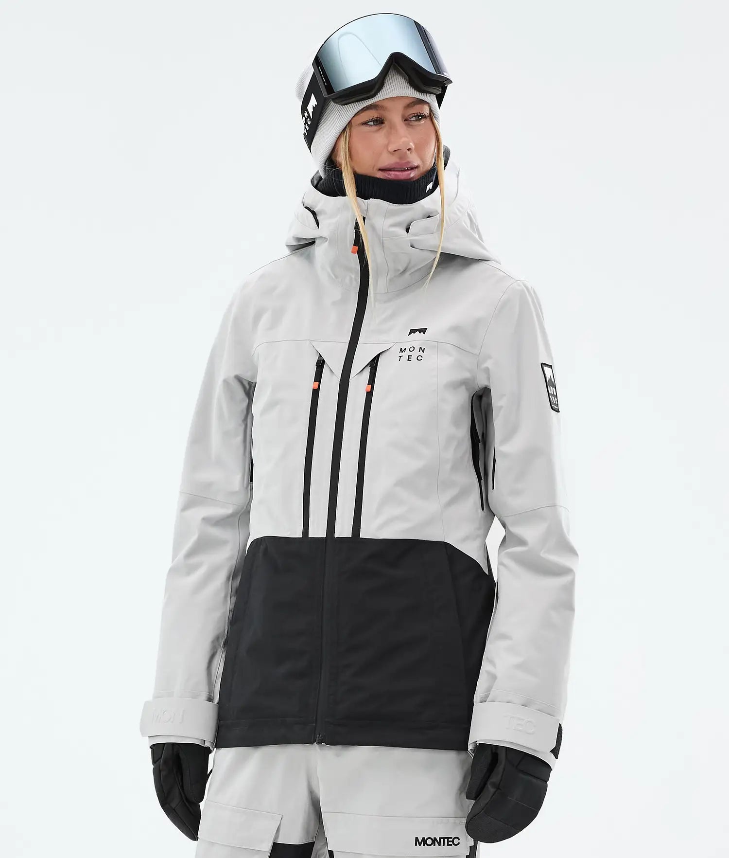 Lichen W Ski Jacket Women Light Grey/Black