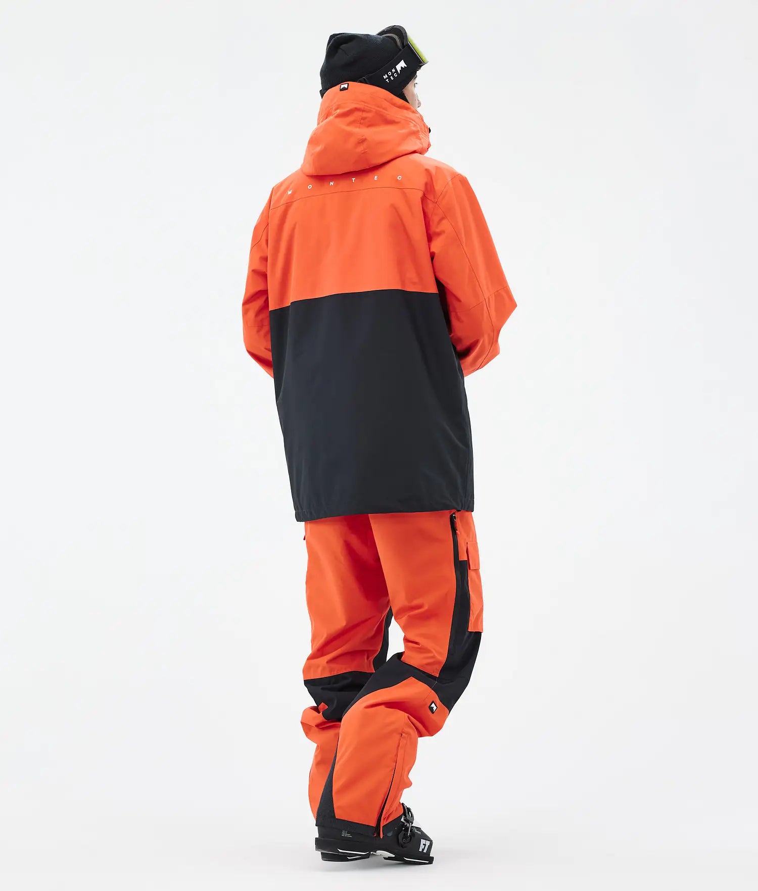 Fury Ski Jacket Men Orange/Black