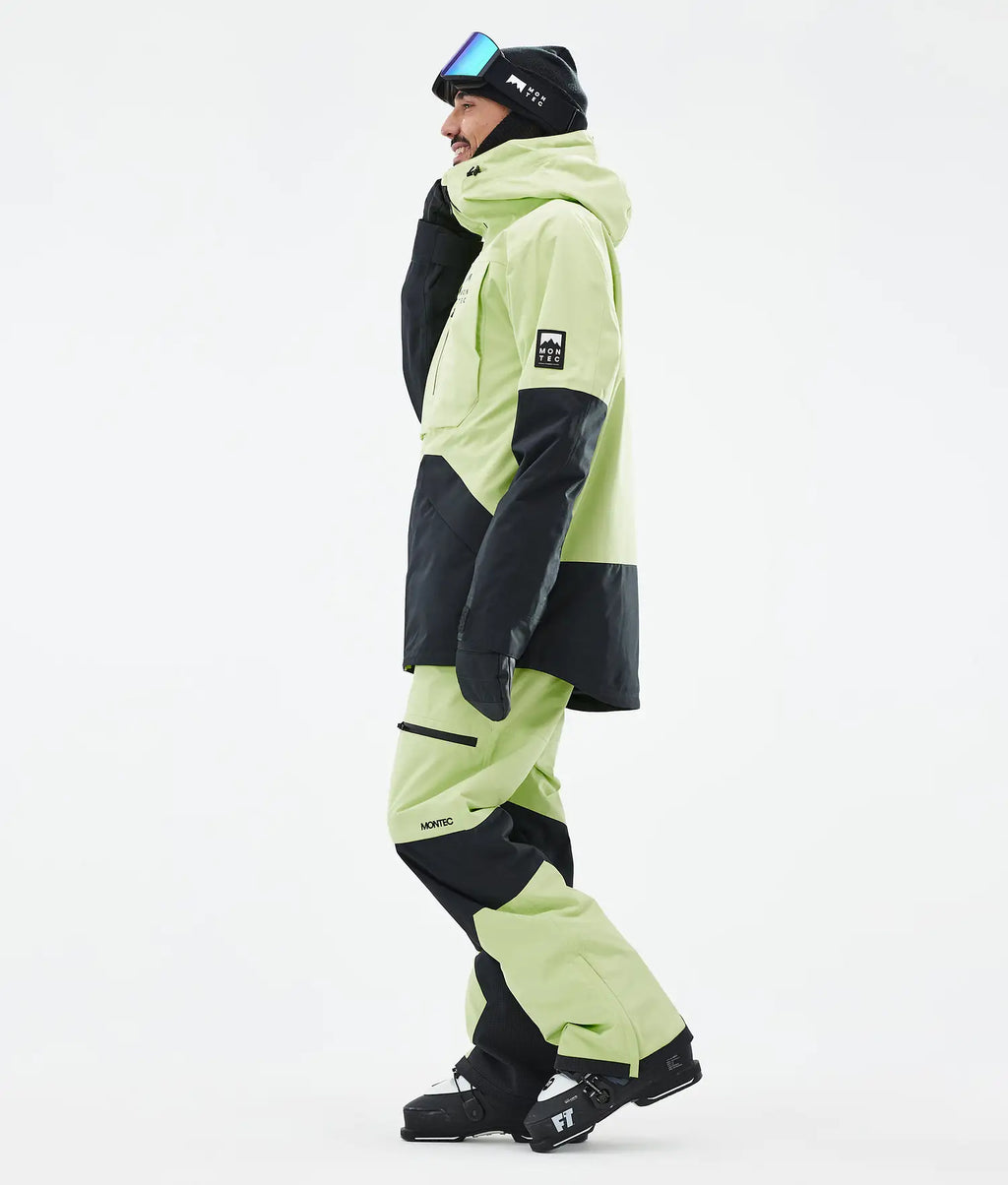 Bow Ski Jacket Men Faded Neon/Black