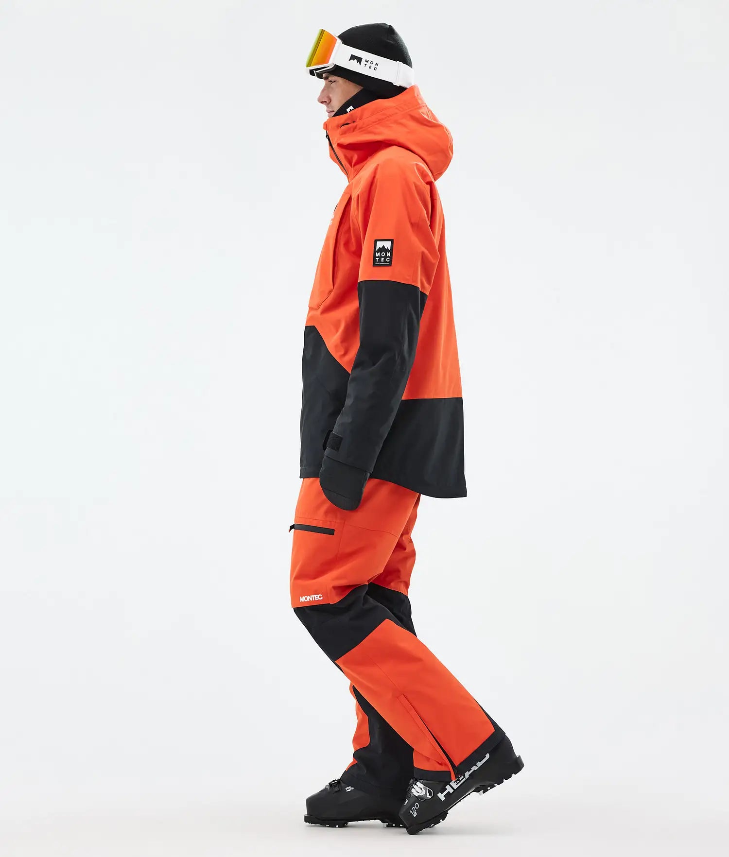 Bow Ski Jacket Men Orange/Black