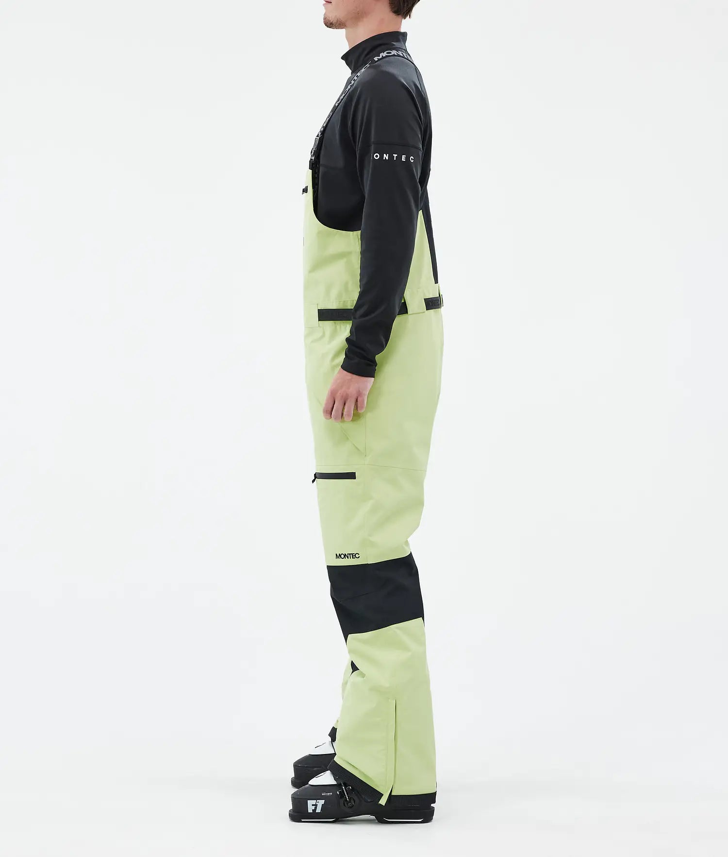 Bow Ski Pants Men Faded Neon/Black