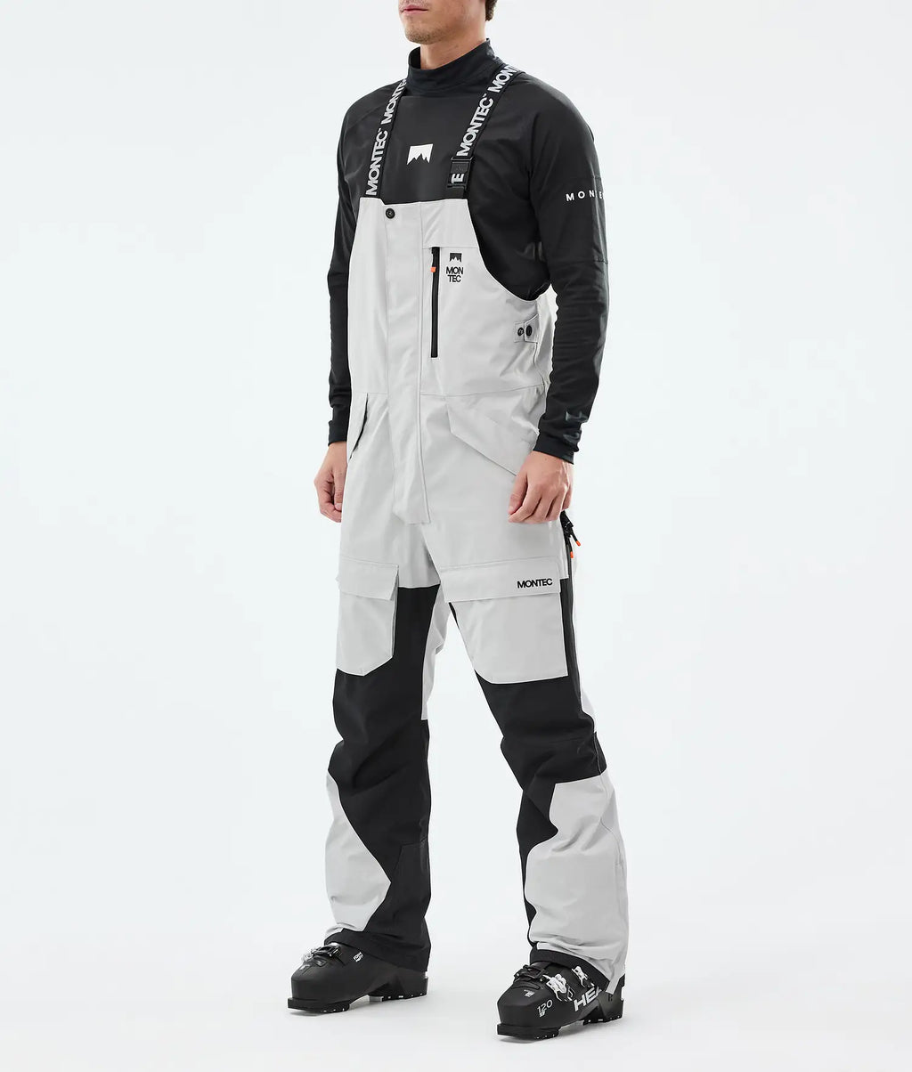 Hawk Ski Pants Men Light Grey/Black
