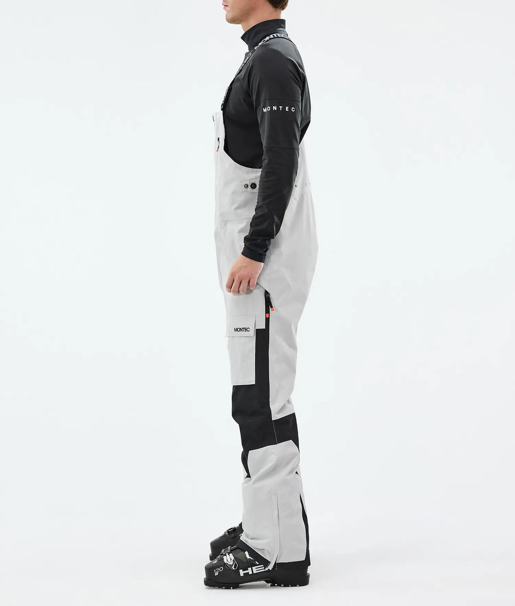 Hawk Ski Pants Men Light Grey/Black
