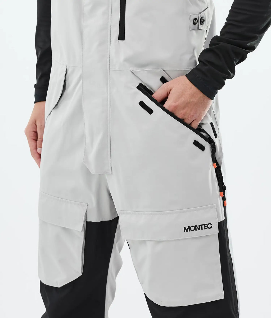 Hawk Ski Pants Men Light Grey/Black