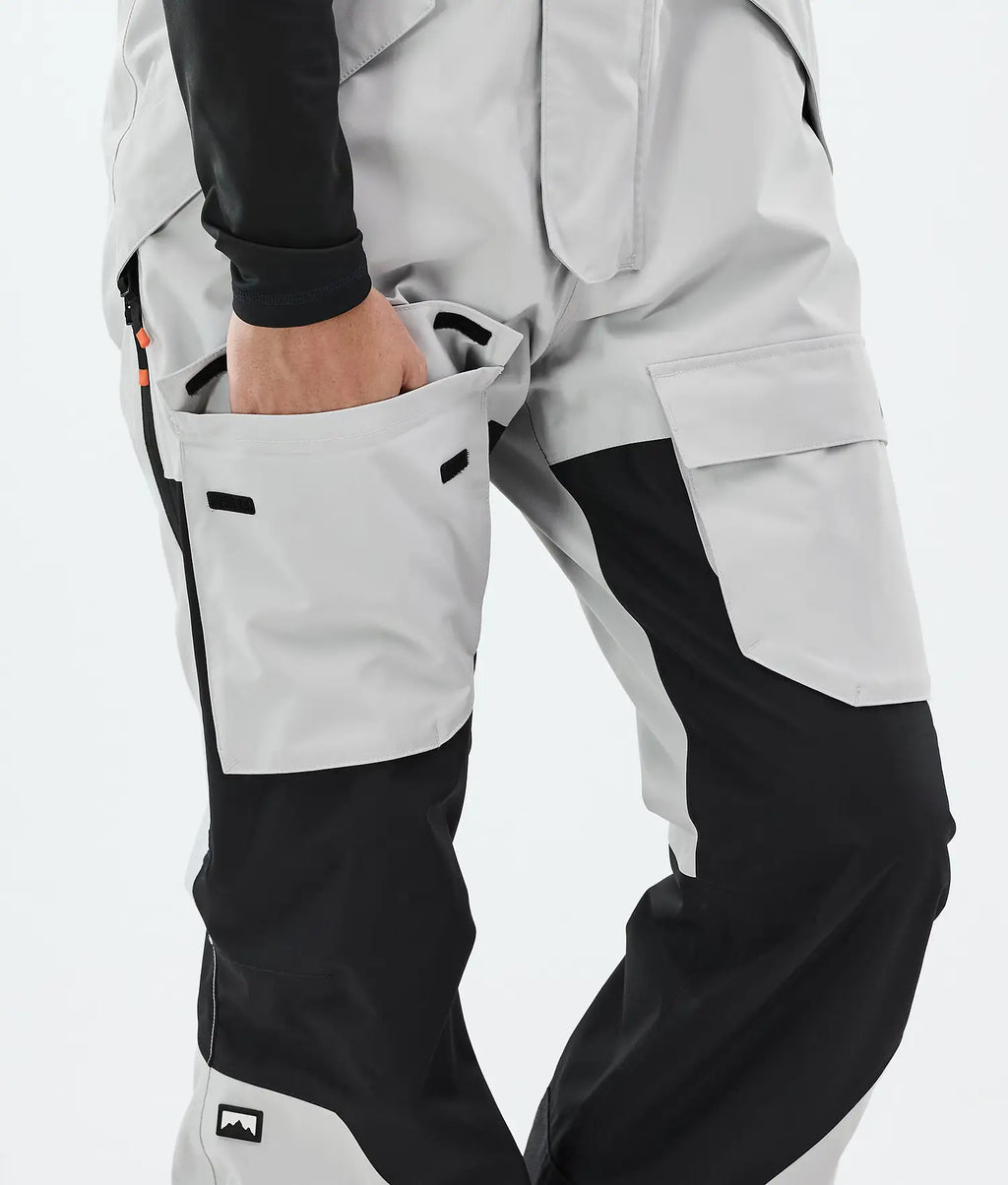 Hawk Ski Pants Men Light Grey/Black