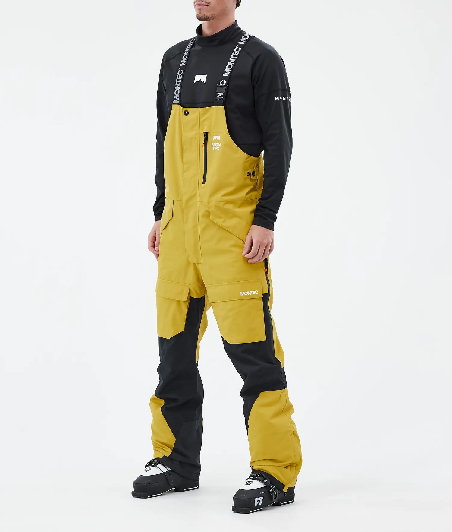 Hawk Ski Pants Men Yellow/Black