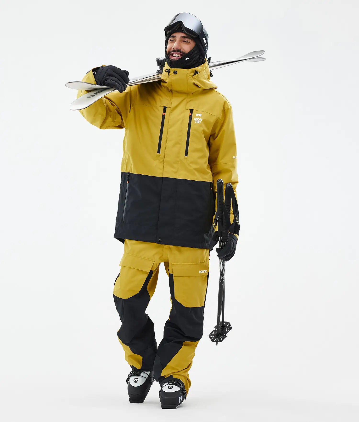 Hawk Ski Pants Men Yellow/Black