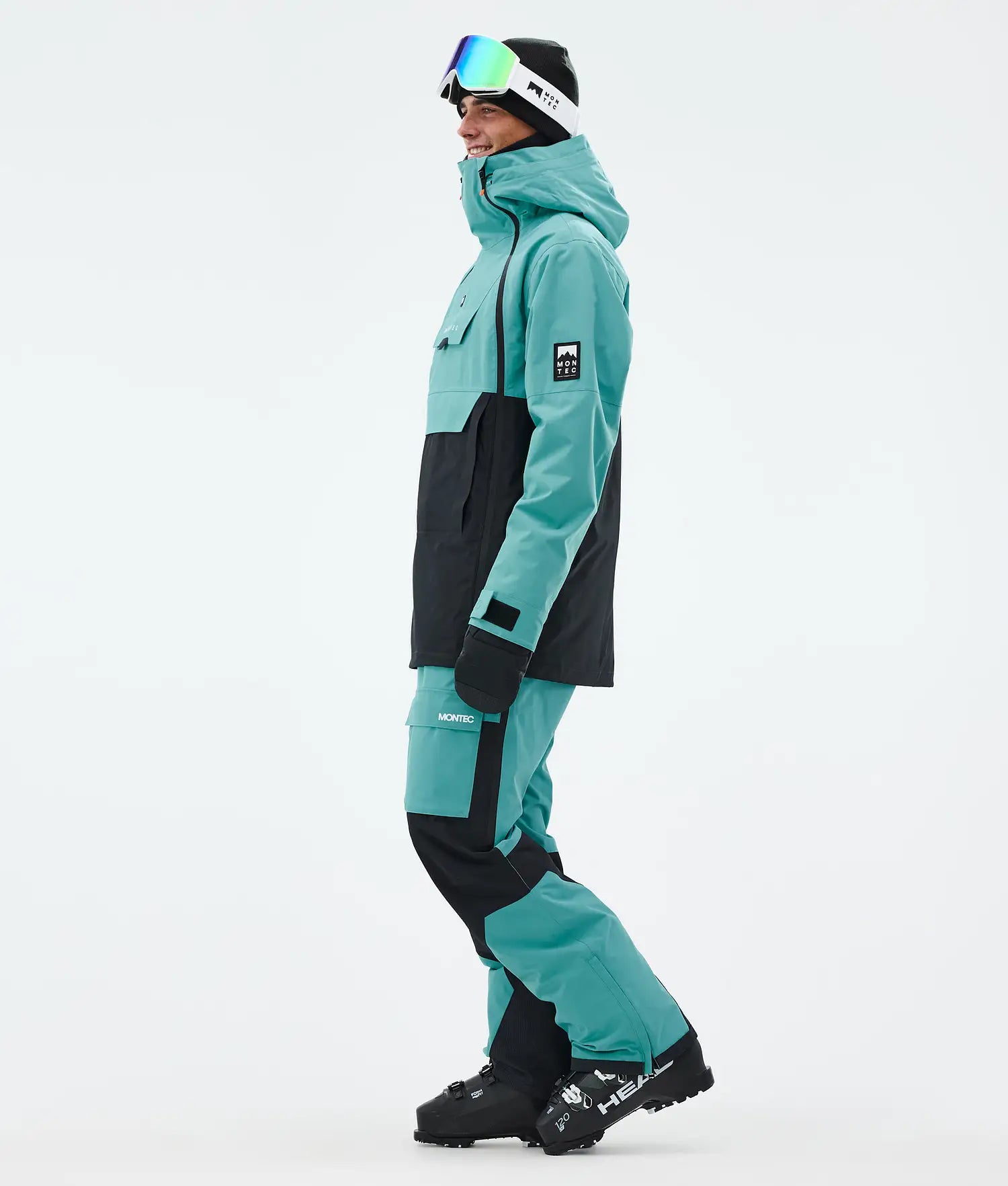 Fury Ski Jacket Men Turquoise/Black