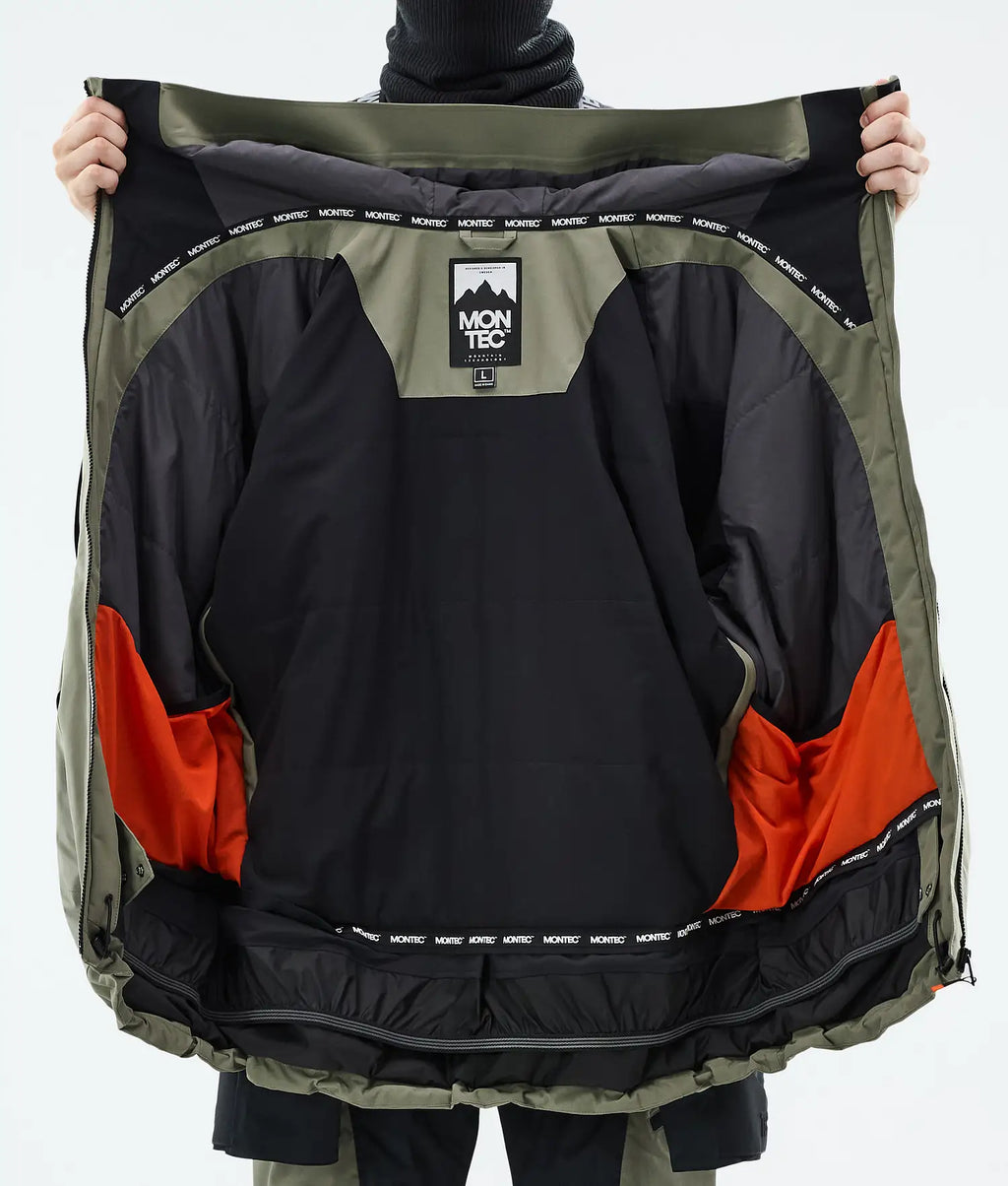 Morph Ski Jacket Men Greenish/Black