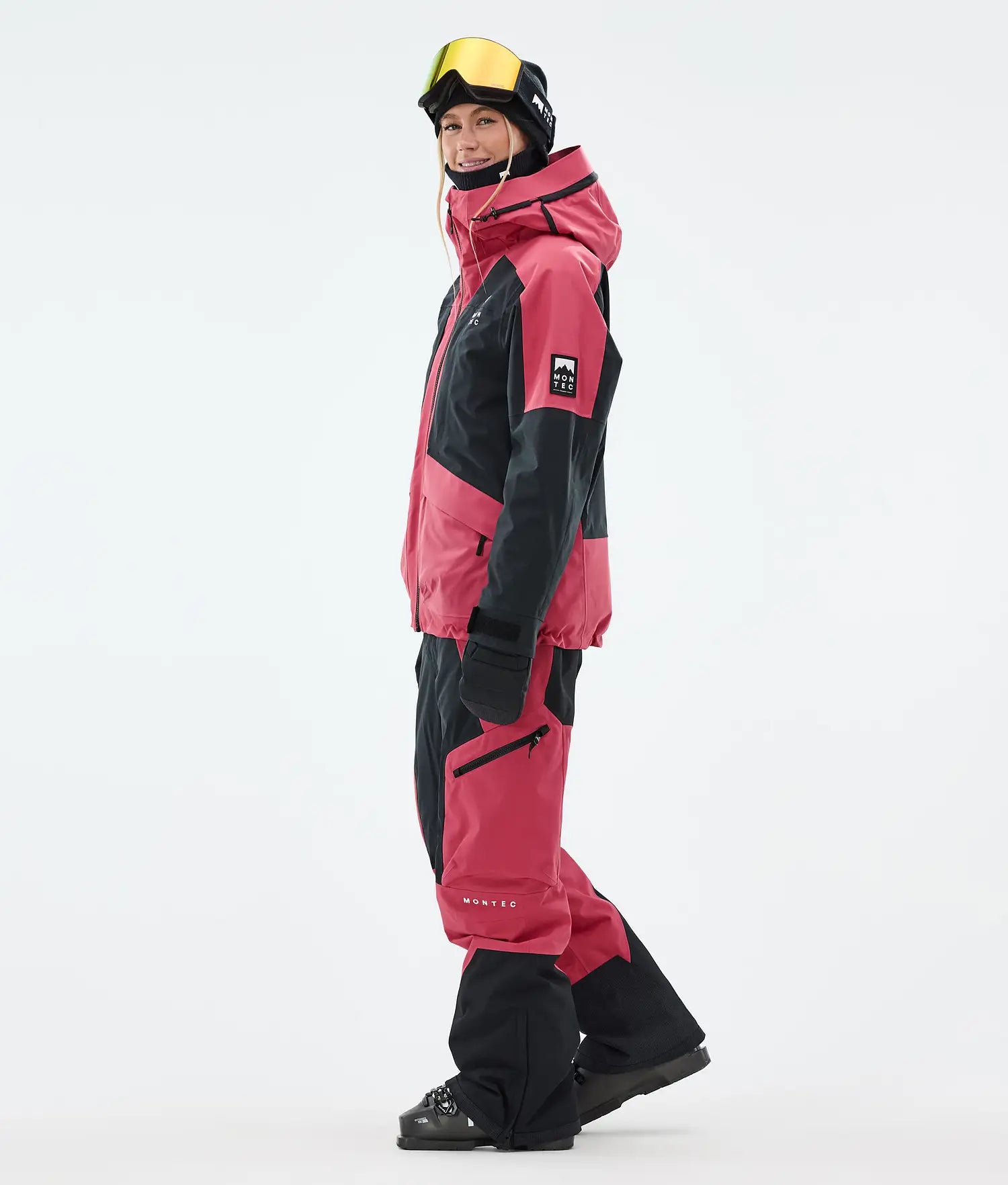 Morph W Ski Jacket Women Light Red/Black