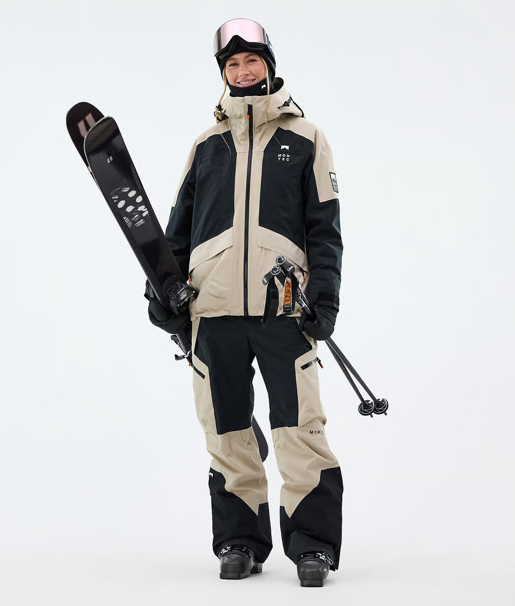 Morph W Ski Jacket Women Sand/Black