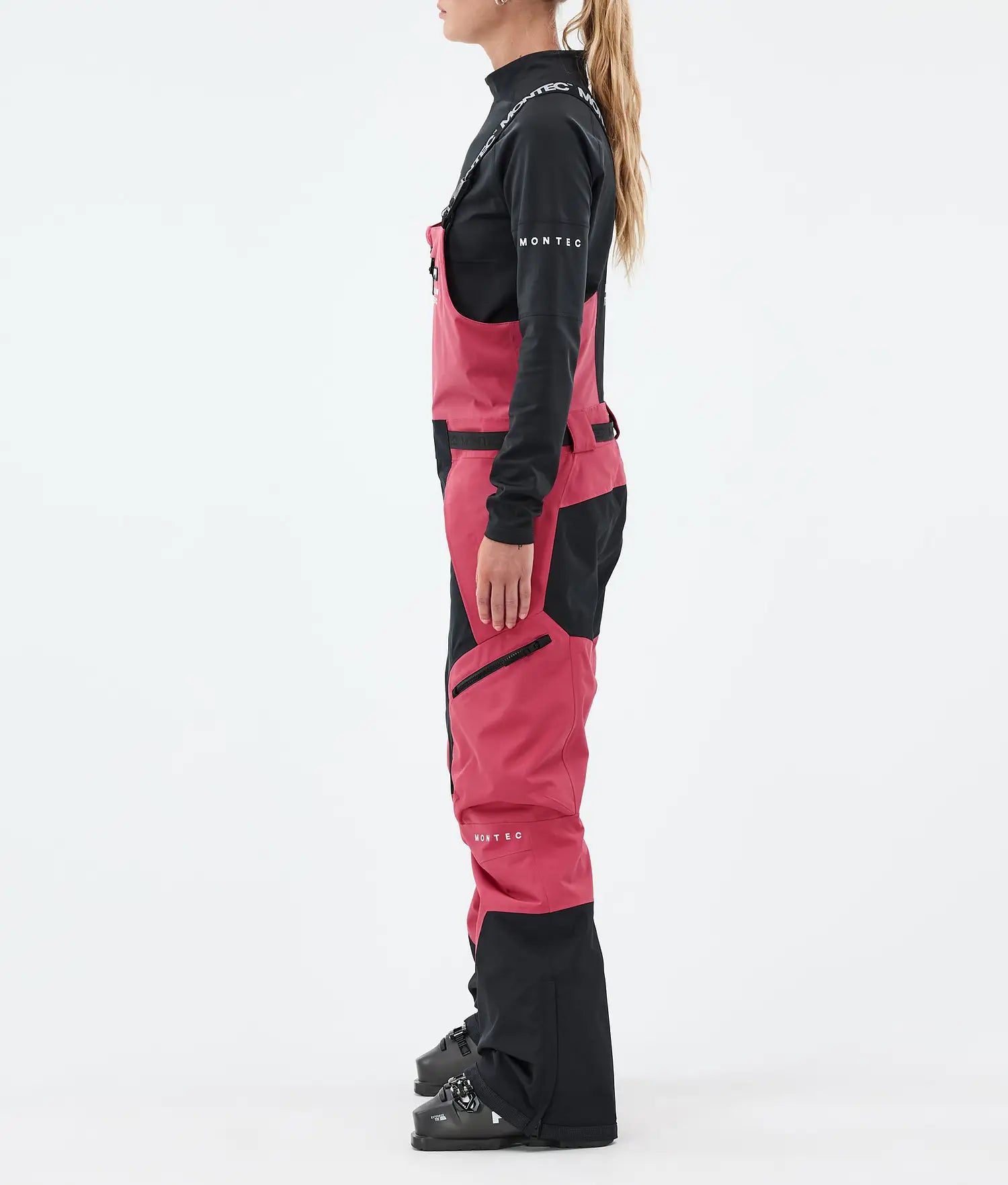Plow W Ski Pants Women Light Red/Black
