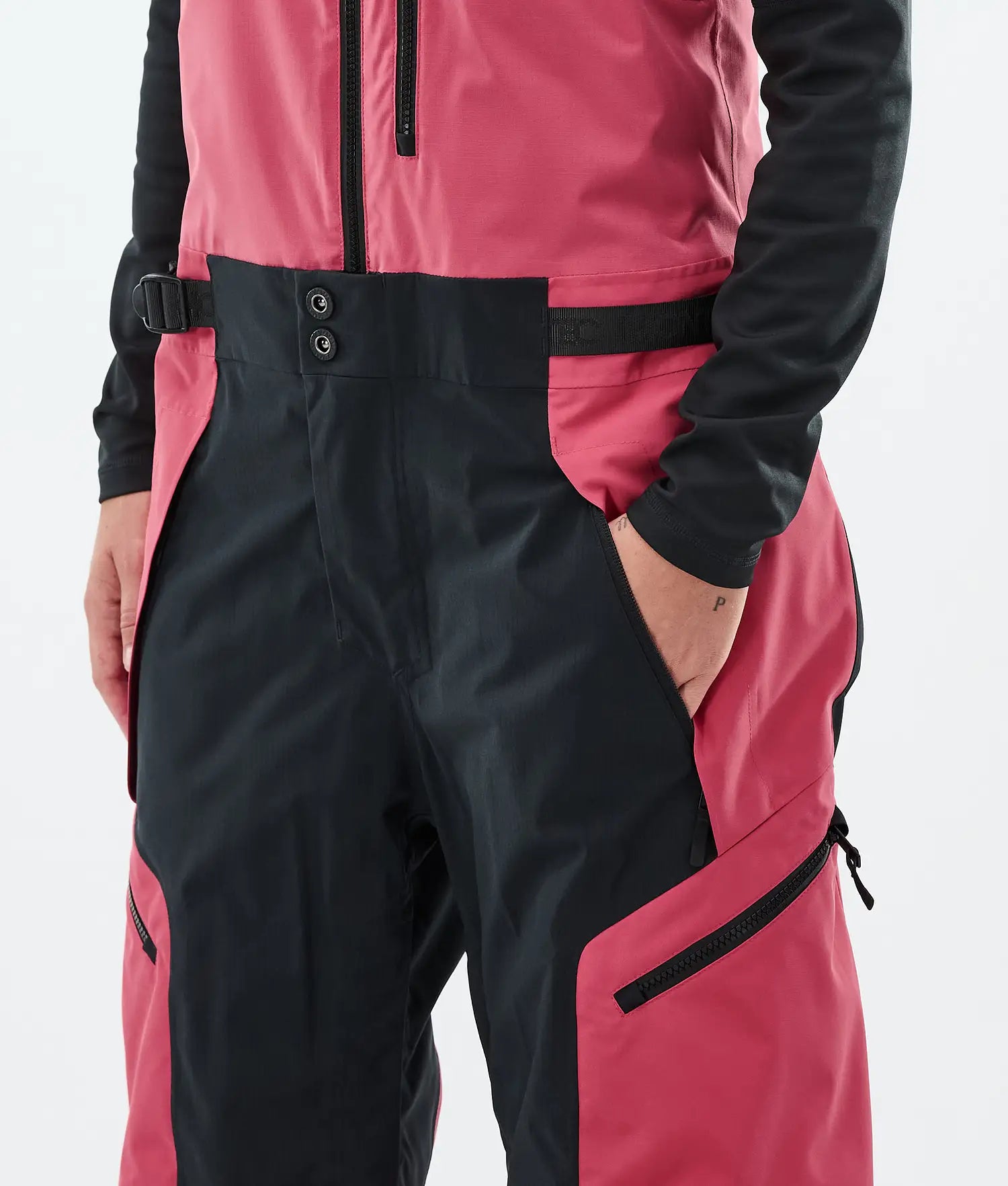 Plow W Ski Pants Women Light Red/Black