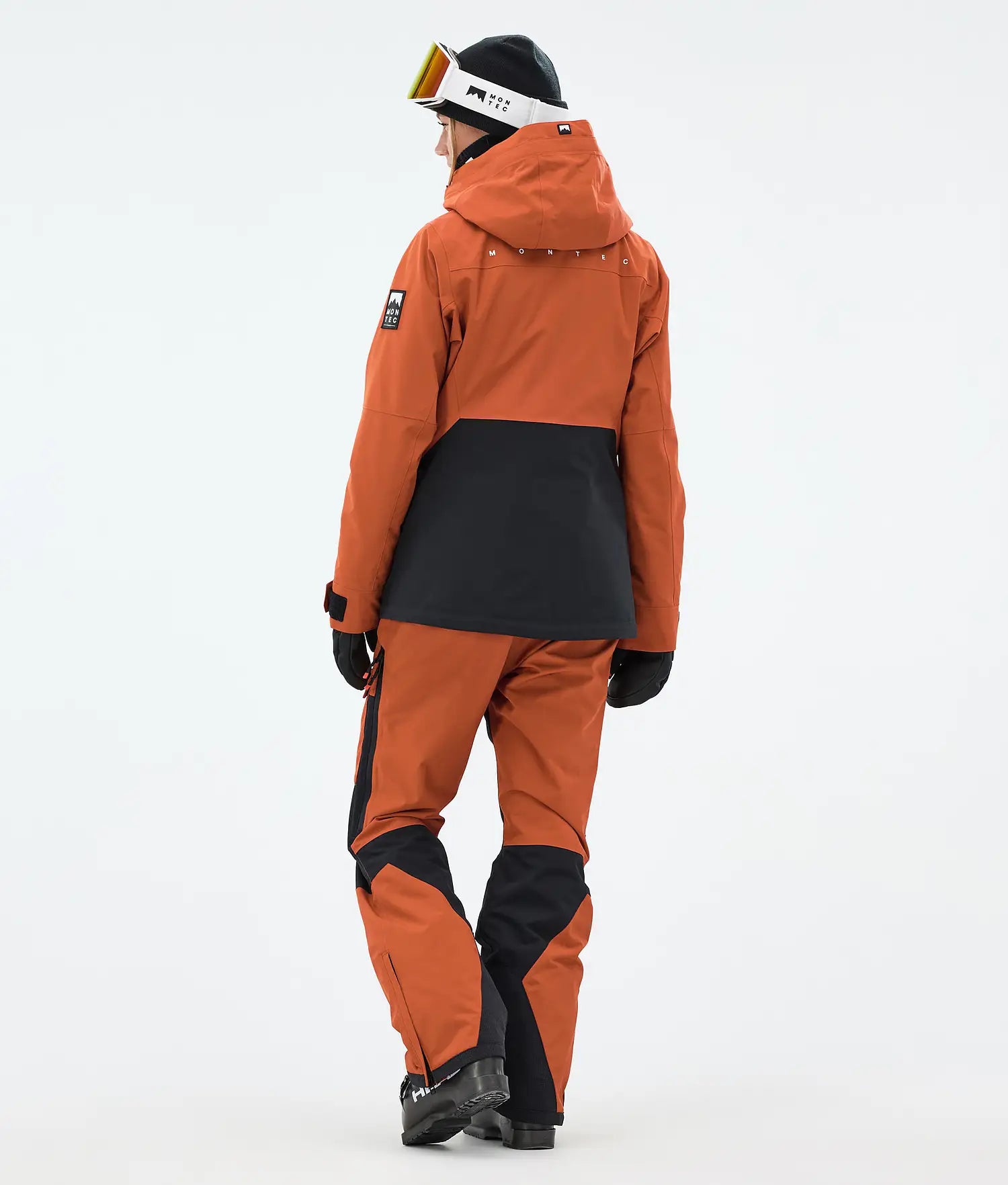 Lichen W Ski Jacket Women Burned Orange/Black